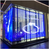 P3.91-P7.8 Full Color Glass Indoor Wandmontage Transparant Led-scherm voor winkelcentrum