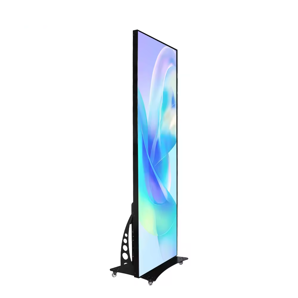 P2 Flooring Standing Move Inteligentn&aacute; digit&aacute;lna videoreklama na obrazovke LED plag&aacute;tu