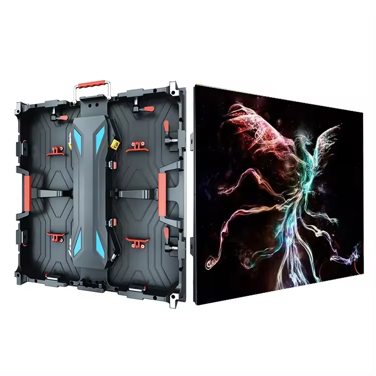 India 576x576 gegoten aluminium kast LED-paneel voor buiten P4.8 verhuur LED-scherm 