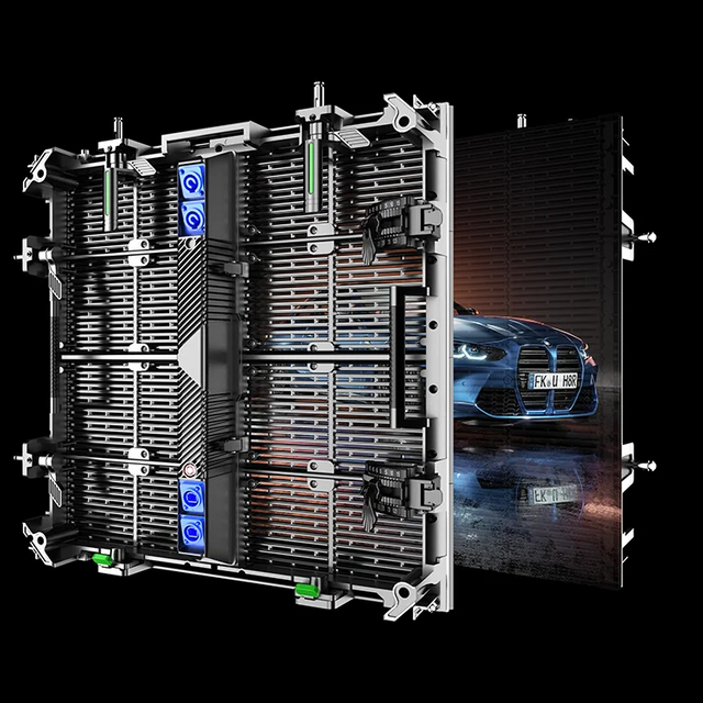 P3.91-P7.8 Transparentes Miet-LED-Display f&uuml;r den Au&szlig;enbereich, 500 x 1000, 500 x 500, gebogenes LED-Panel