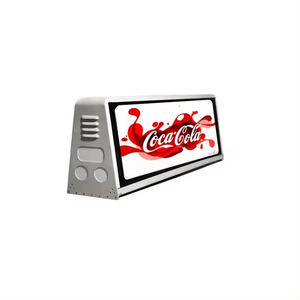 Programozható digitális hirdetési LED képernyő 960x320mm kültéri taxi felső LED kijelző