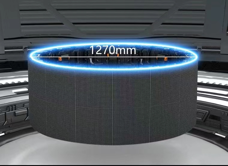 Ekran LED i lakuar fleksib&euml;l i brendsh&euml;m me qira 500XF kabineti LED me ekran GOB P2.6 P2.9 P3.91 LED